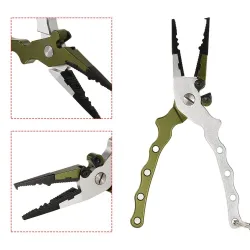 Fishing plier with bag - multi-functional tool for wire cutting & hook removerTools