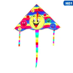 Dreieck lächelndes Gesicht - Kite 80 cm