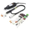 Mini elektrische Handbohrmaschine mit flexiblem Schaft & 105 Zubehör