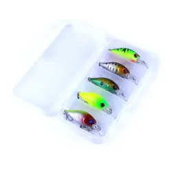 Künstliche Fisch Köder Köder Köder Köder Kit mit Haken 42g 5 Stück