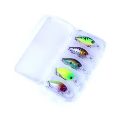 Künstliche Fisch Köder Köder Köder Köder Kit mit Haken 42g 5 Stück