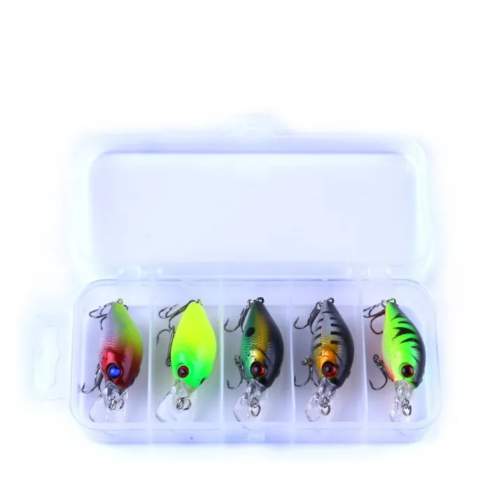 Künstliche Fisch Köder Köder Köder Köder Kit mit Haken 42g 5 Stück