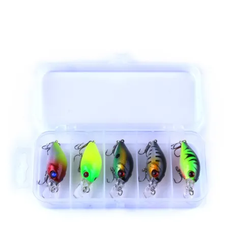 Künstliche Fisch Köder Köder Köder Köder Kit mit Haken 42g 5 Stück