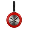 Metall Wanduhr in Form einer Pfanne - 8-10-12 Zoll