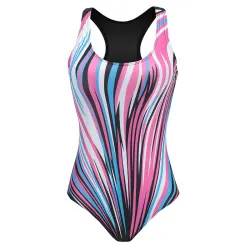 Einteiliger Sport Badeanzug - Spandex
