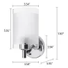 AC85-265V E27 Led moderne Glaswandleuchte