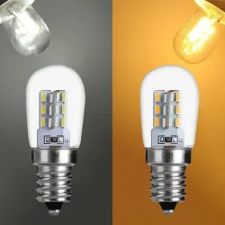 LED Glühbirne E12 2W für Nähmaschine & Kühlschrank