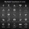 Q8 IP67 wasserdicht bluetooth Herzfrequenzmesser & pedometer - smartwatch