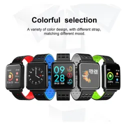 Q8 IP67 wasserdicht bluetooth Herzfrequenzmesser & pedometer - smartwatch