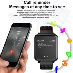 Q8 IP67 wasserdicht bluetooth Herzfrequenzmesser & pedometer - smartwatch