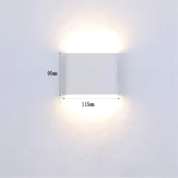 Modern 6W - 12W LED indoor - outdoor wall lamp waterproof IP65Wall lights