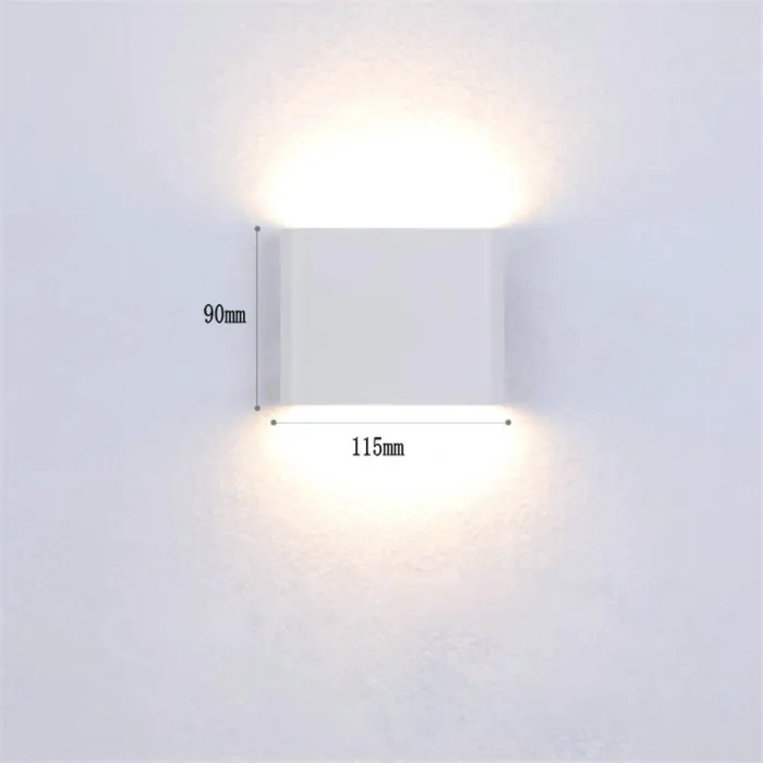 Modern 6W - 12W LED indoor - outdoor wall lamp waterproof IP65Wall lights