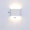 Modern 6W - 12W LED indoor - outdoor wall lamp waterproof IP65Wall lights