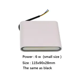 Modern 6W - 12W LED innen - Außenwandleuchte wasserdicht IP65