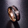 Tungsten Steel - Roségold Drachen - Ring