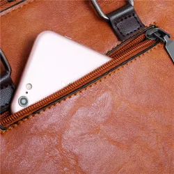 Luxus Ledertasche Set inkl. Geldbeutel 4 Stück