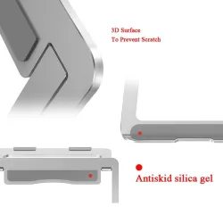Faltbar - verstellbarer Aluminiumständer für Laptop & Tablet