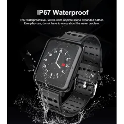 Q8 IP67 wasserdicht bluetooth Herzfrequenzmesser & pedometer - smartwatch