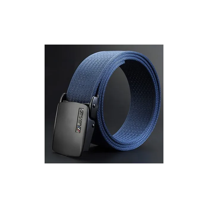 Adjustable nylon belt with automatic buckleBelts