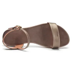 Echte Leder flache Sandalen