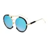Oval vintage steampunk sunglassesSunglasses