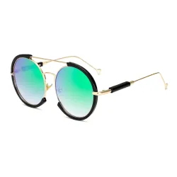 Oval Vintage Steampunk Sonnenbrille