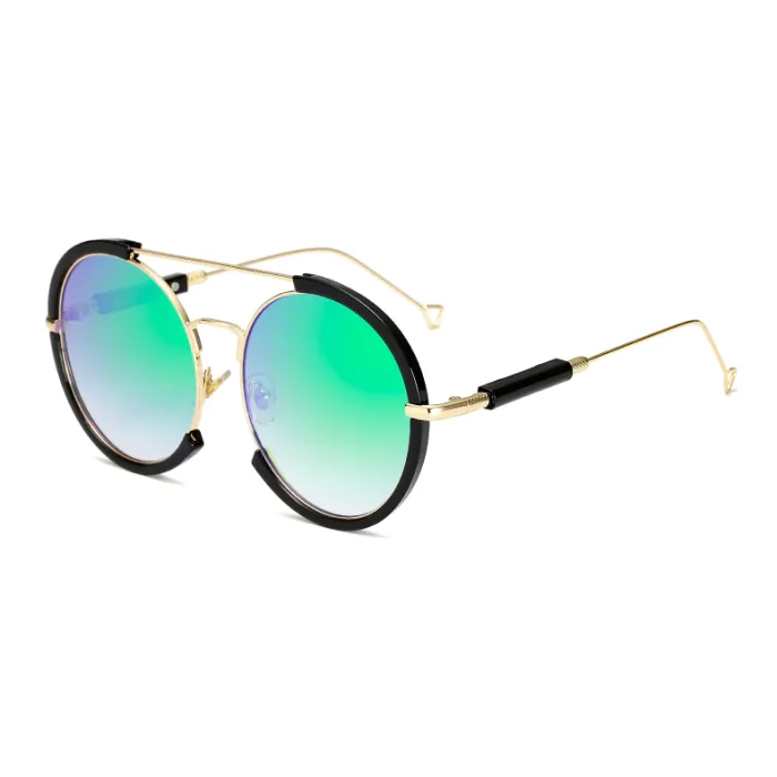 Oval Vintage Steampunk Sonnenbrille