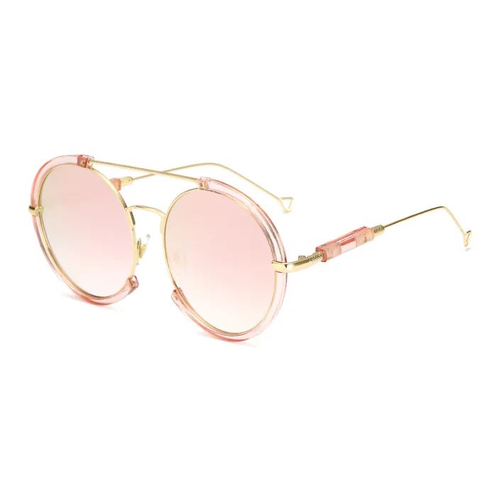 Oval Vintage Steampunk Sonnenbrille