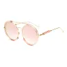 Oval Vintage Steampunk Sonnenbrille