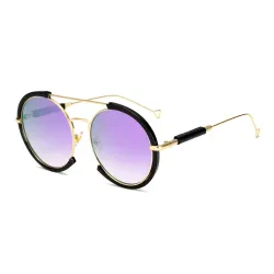 Oval Vintage Steampunk Sonnenbrille