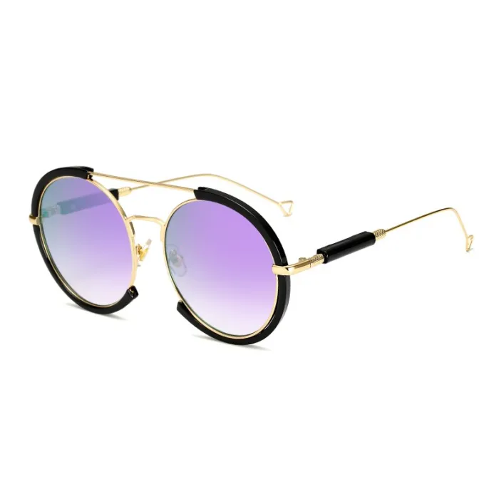 Oval Vintage Steampunk Sonnenbrille