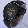 Leder mechanische Uhr