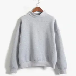 Warm velvet sweatshirt with long sleeveHoodies & Jumpers