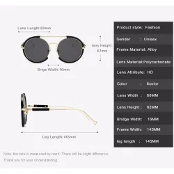 Oval Vintage Steampunk Sonnenbrille