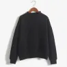 Warmes Samt Sweatshirt mit langem Ärmel