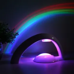 LED bunte Regenbogen Projektor - Nachtlicht