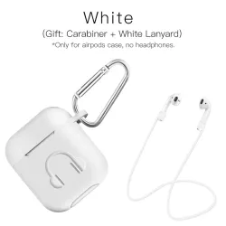 Weiches Silikon Kopfhörergehäuse für Apple AirPods mit Haken