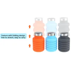 Faltbare Silikon Wasserflasche 500 ml