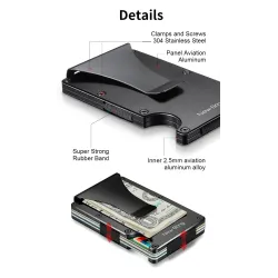 Mini credit card holder - metal walletWallets
