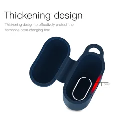 Weiches Silikon Kopfhörergehäuse für Apple AirPods mit Haken