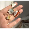Geometric acrylic small stud earringsEarrings