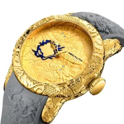 Luxus wasserdichte Uhr mit Drachenskulptur