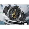 Luxus wasserdichte Uhr mit Drachenskulptur