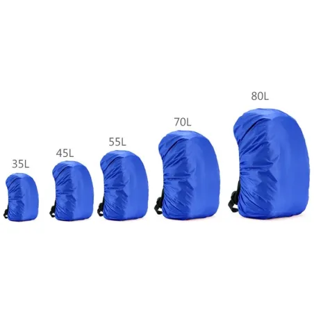 Wasserdichte Regenhülle für Rucksack - 35L - 70L