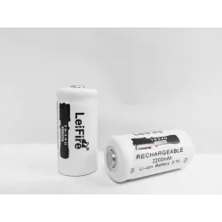 CR123A 16340 - 2200mAh 3.7V - rechargeable battery 10 piecesBattery