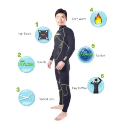 3mm diving suit - neoprene full body swimsuitSwimming