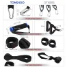 Yoga & fitness resistance bands - 17 pieces set with bagEquipment