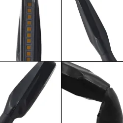 12 LED - Motorrad-Wege Signalleuchten - Indikatoren für Kawasaki & Harley 2 Stück