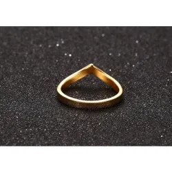 Elegante V Form Goldring