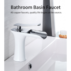 Basin faucet with single handle - brassFaucets